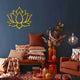 Gold Acrylic Lotus Mirror