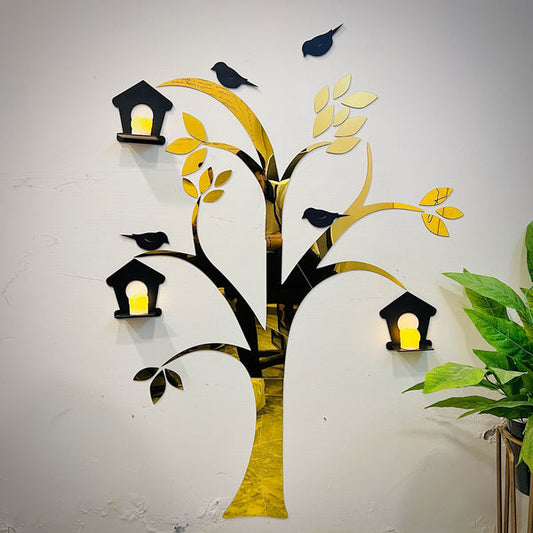 ArcDew Golden Tree of Life Wall Art | Luxury Home Décor UAE | Elegant Wall Hanging for Living Room & Office