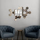 Hexagon Acrylic Mirror Silver 1