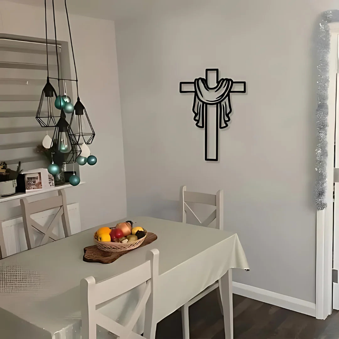 Christian Home Decal Black