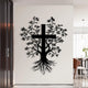 Jesus Cross with Tree Black 1