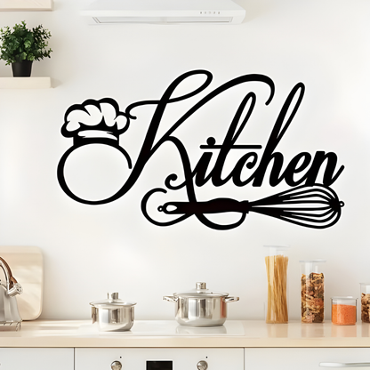 ArcDew Kitchen Sign Acrylic Wall Decal - Beautiful Decor for UAE Homes & Restaurants