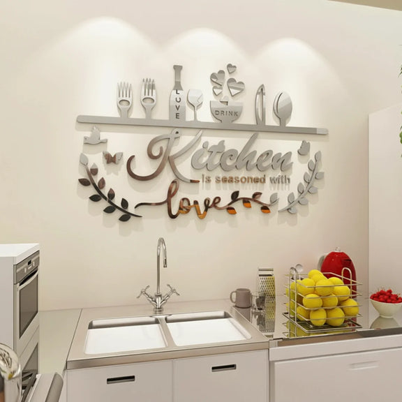 Kitchen is Seasoned with Love  Silver