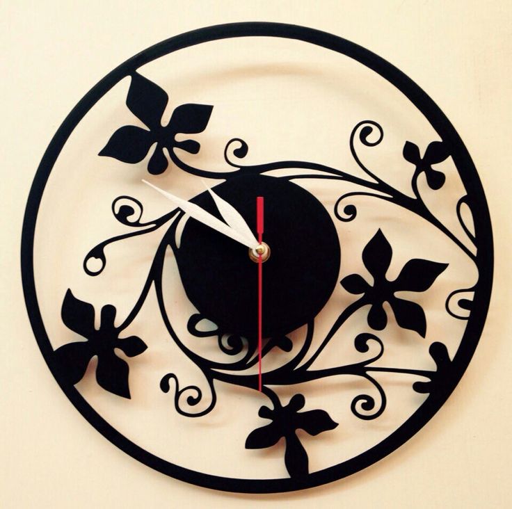 ArcDew Leaf Design Acrylic Wall Clock | Nature-Inspired Modern Wall Décor for Homes & Offices in UAE