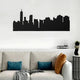 New York Skyline Acrylic Wall Art Black
