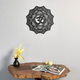 ArcDew Om Mandala Acrylic Wall Art Black