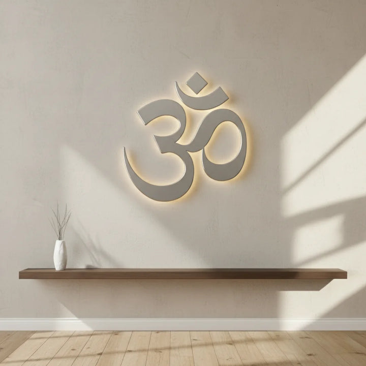 Arcdew - Premium "Om" (ॐ) Sacred Symbol Acrylic Wall Art | Acrylic
