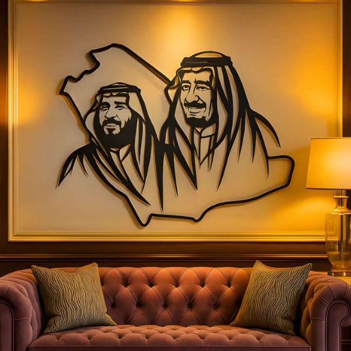 Arcdew - Saudia Royal Family Acrylic Wall Portrait | Acrylic - Translation missing: en.products.product.alternate_image