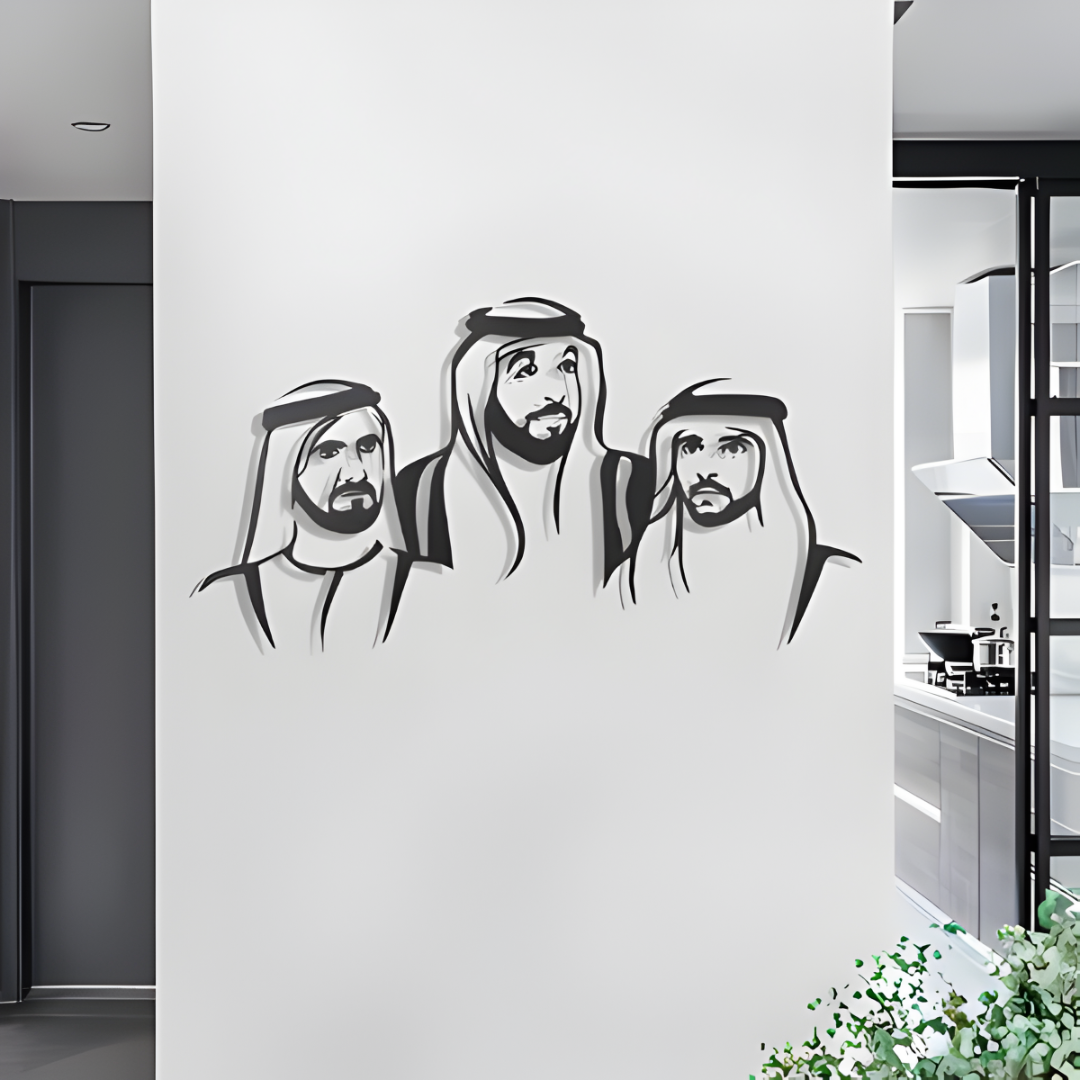 ArcDew Sheikh Khalifa, Mohammad & Hamdan Portrait..