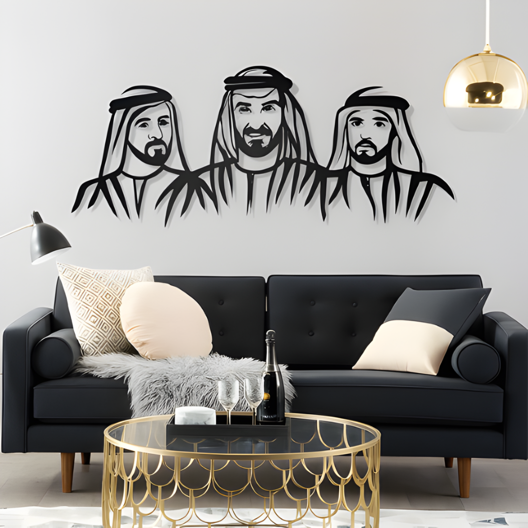 ArcDew Sheikh Mohammad Bin Rashid, Sheikh Hamdan Potrait.