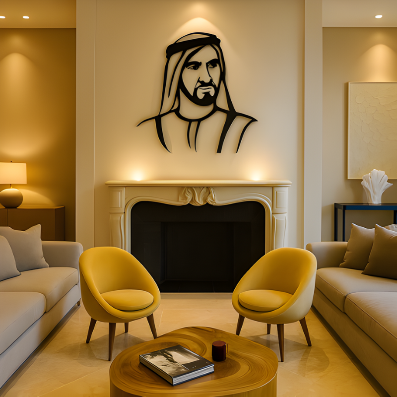 ArcDew Sheikh Mohammed bin Rashid Acrylic Portrait