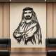 Rashid Al Maktoum Acrylic Portrait