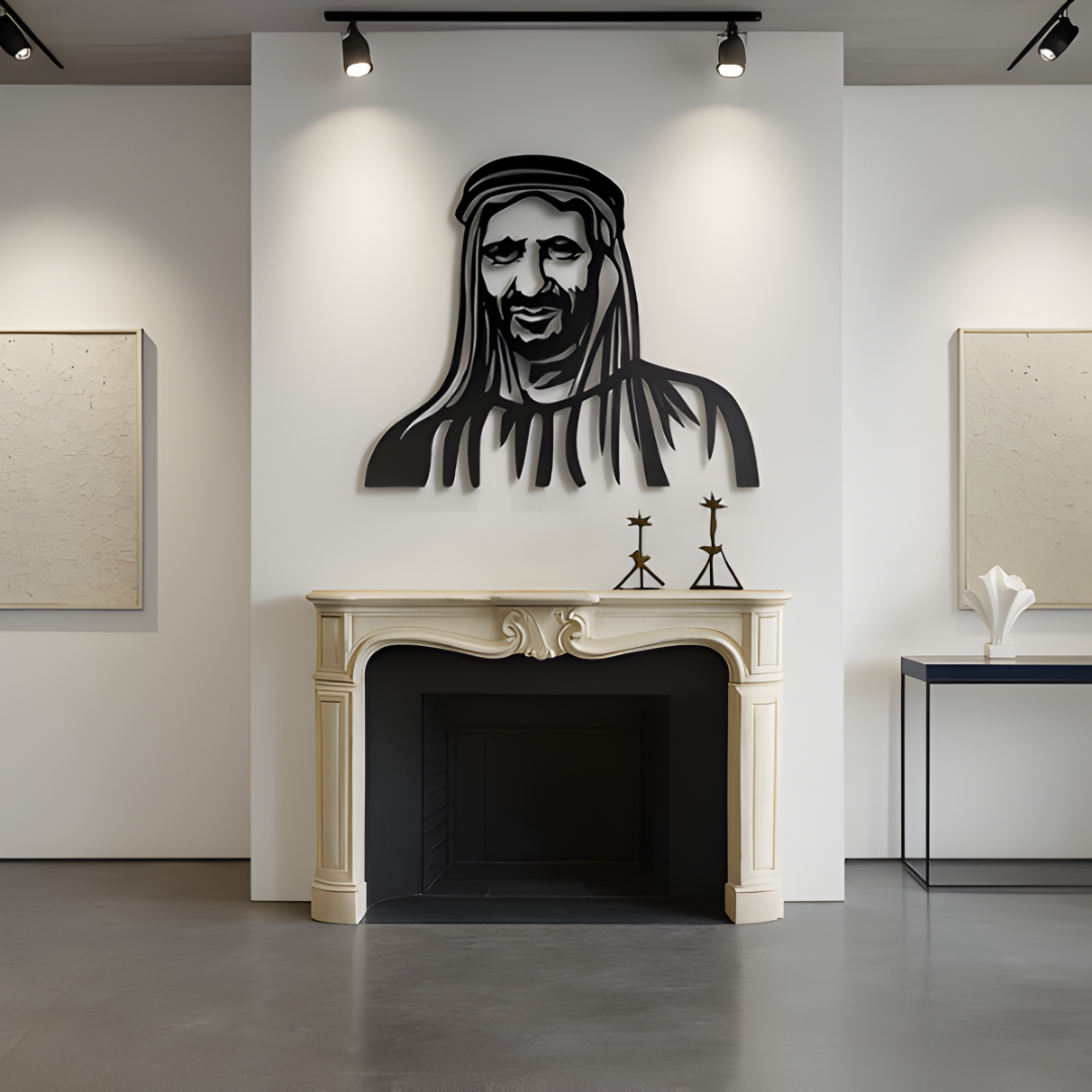 ArcDew Sheikh Rashid bin Saeed Acrylic Portrait