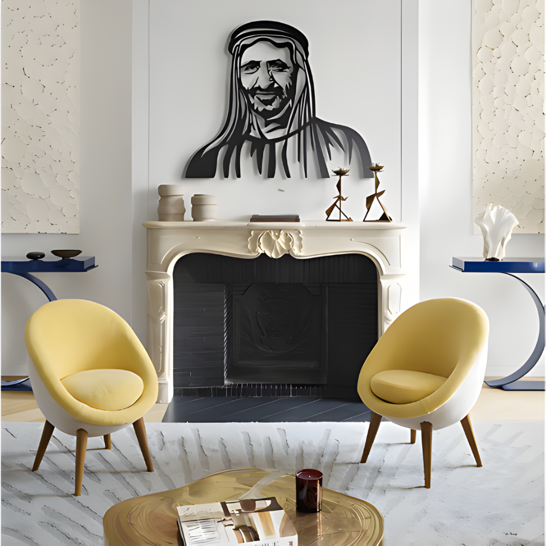 ArcDew Sheikh Rashid bin Saeed Acrylic Portrait