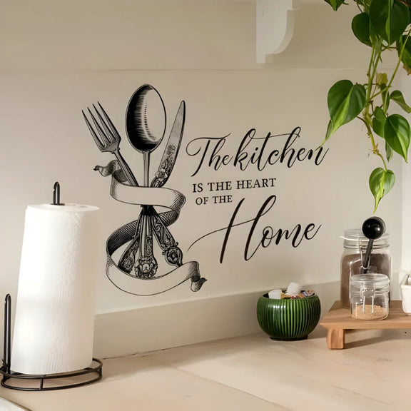 The Kitchen Is The Heart Of The Home Black 2