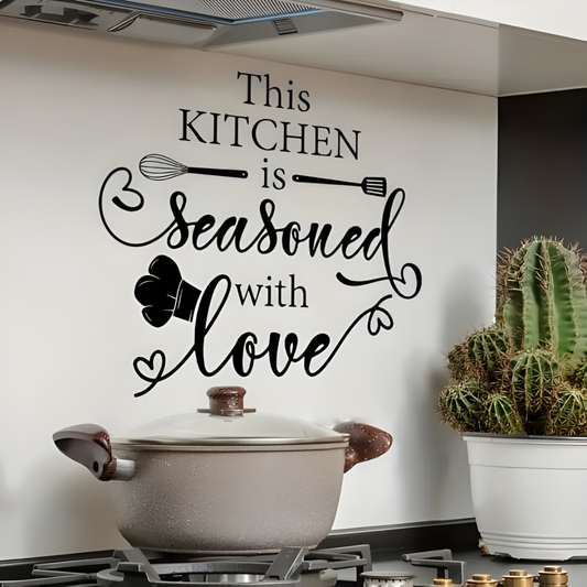 ArcDew – This Kitchen is Seasoned with Love Acrylic Wall Décor | UAE.