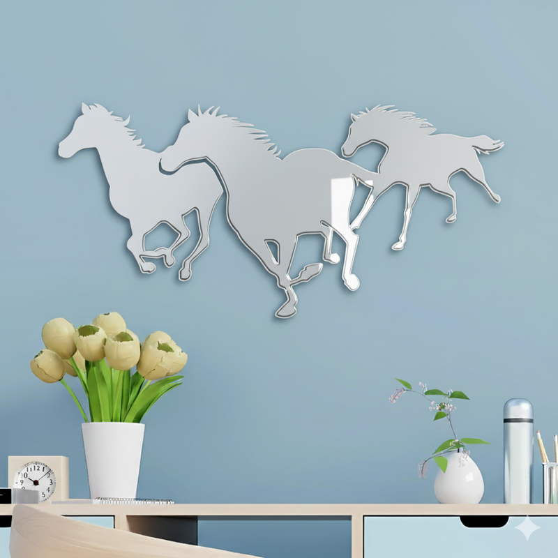 Arcdew 3D Acrylic Horse Wall Art | Wall Décor for Home & Office in UAE.