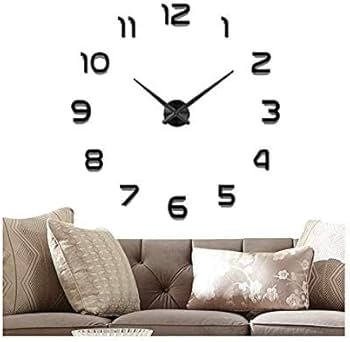 Arcdew 3D Frameless Wall Clock | DIY Modern Wall Decoration in UAE
