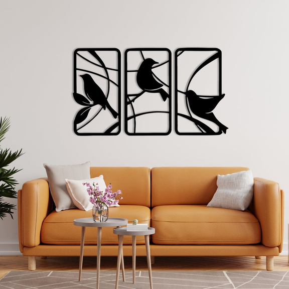 Arcdew Acrylic Birds Wall Art – 3D DIY Home Decoration in UAE