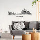 Lucknow Skyline Wall Art Black 1
