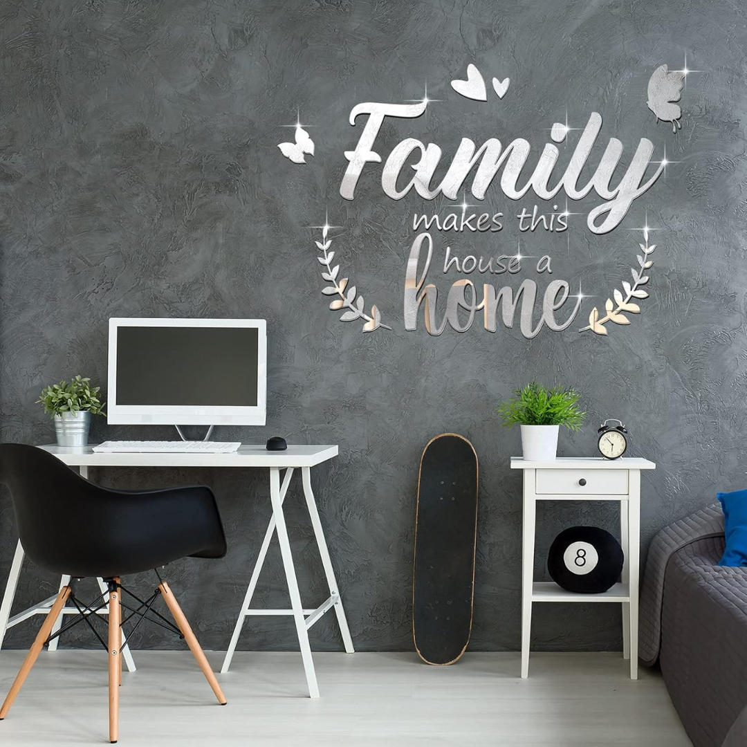 Arcdew Family Quote Acrylic Wall Décor | Home Wall Art & Gift for Couples in UAE.