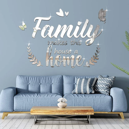 Family Quote Acrylic Wall Décor