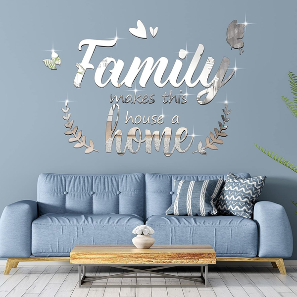 Family Quote Acrylic Wall Décor | Home Wall Art & Gift for Couples in UAE