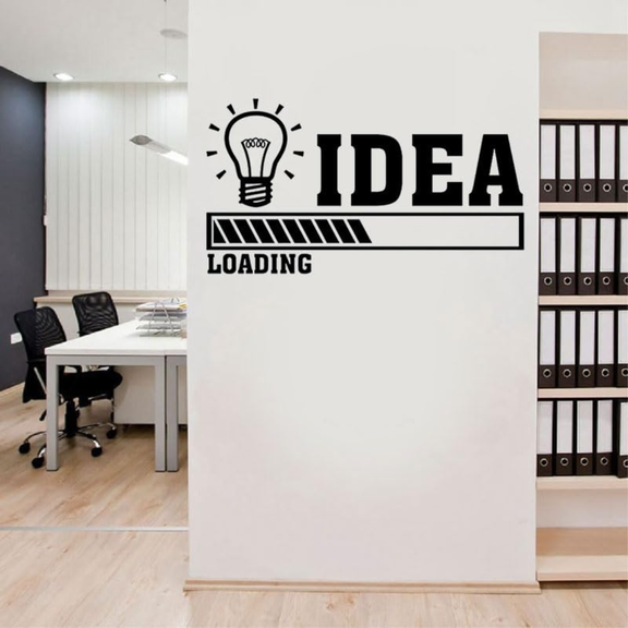 Arcdew Idea Office Work Acrylic Wall Art | Motivational 3D Office Décor