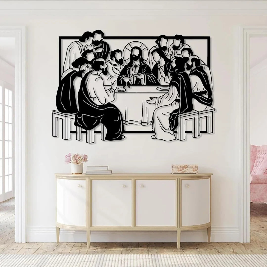 Jesus & Disciples Wall Décor Black 1
