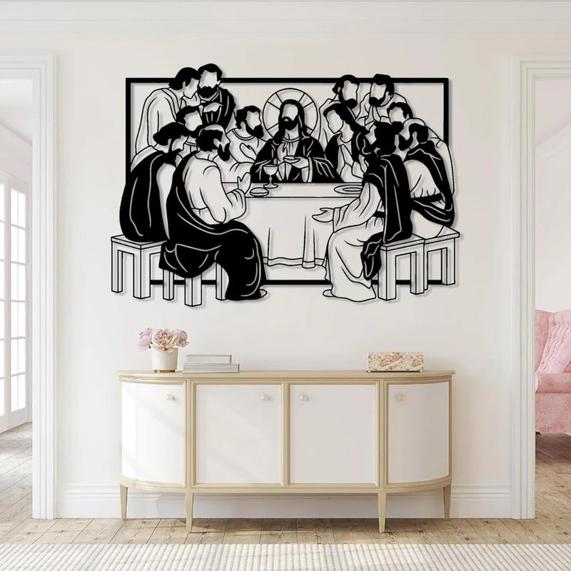Jesus & Disciples Wall Décor Black 1
