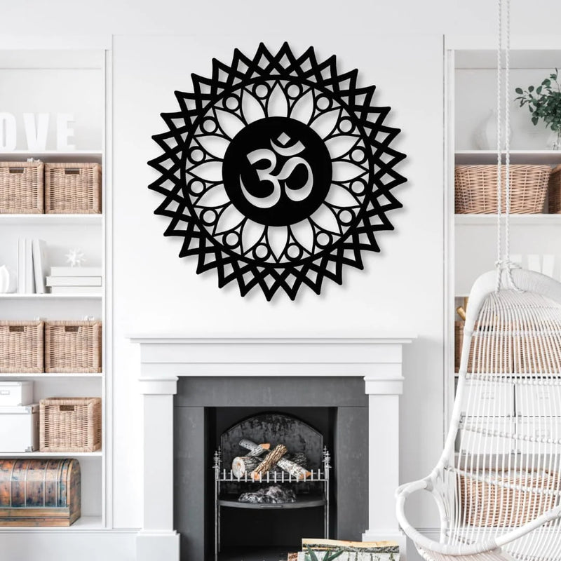 Lotus Mandala Om Acrylic Wall Art