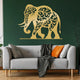Majestic Elephant Acrylic Wall Art Gold