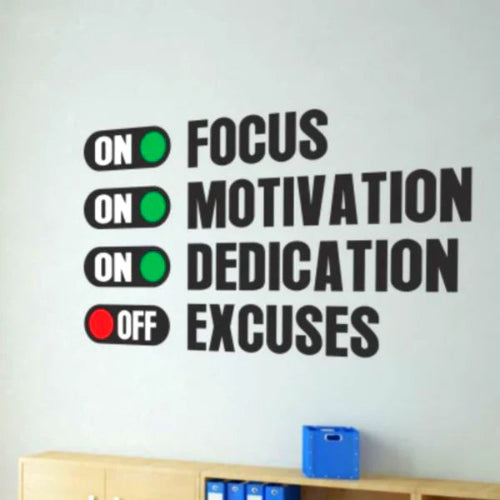 Arcdew Office Focus Acrylic Wall Art | Motivational 3D Wall Décor in UAE