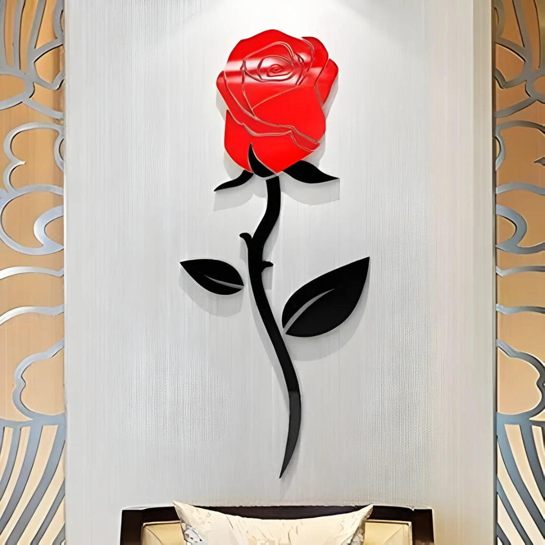 Rose Flower Wall Art