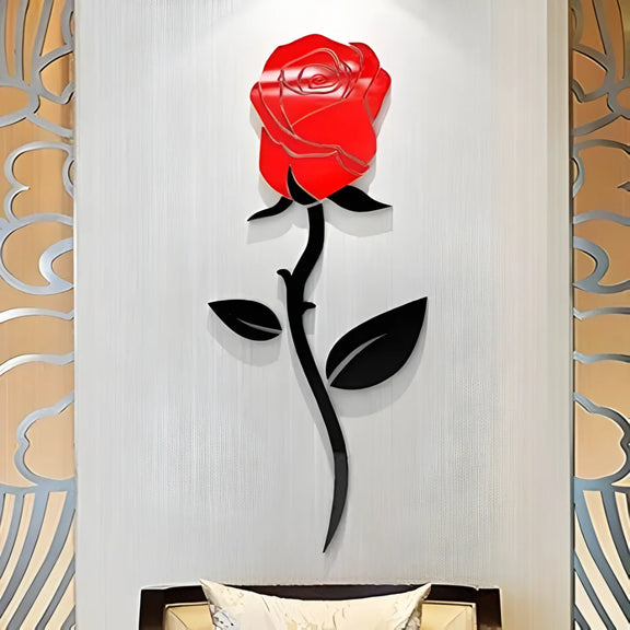 Rose Flower Wall Art
