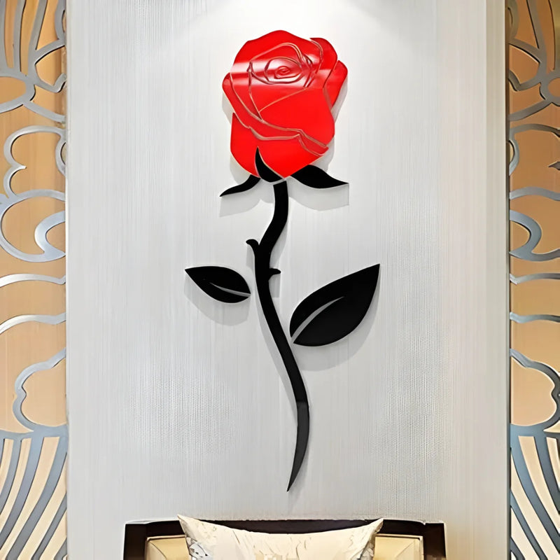 Rose Flower Wall Art