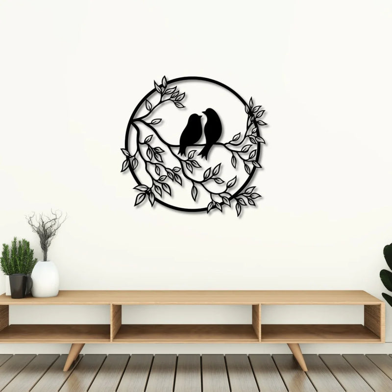 Sparrow Wall Decor Black