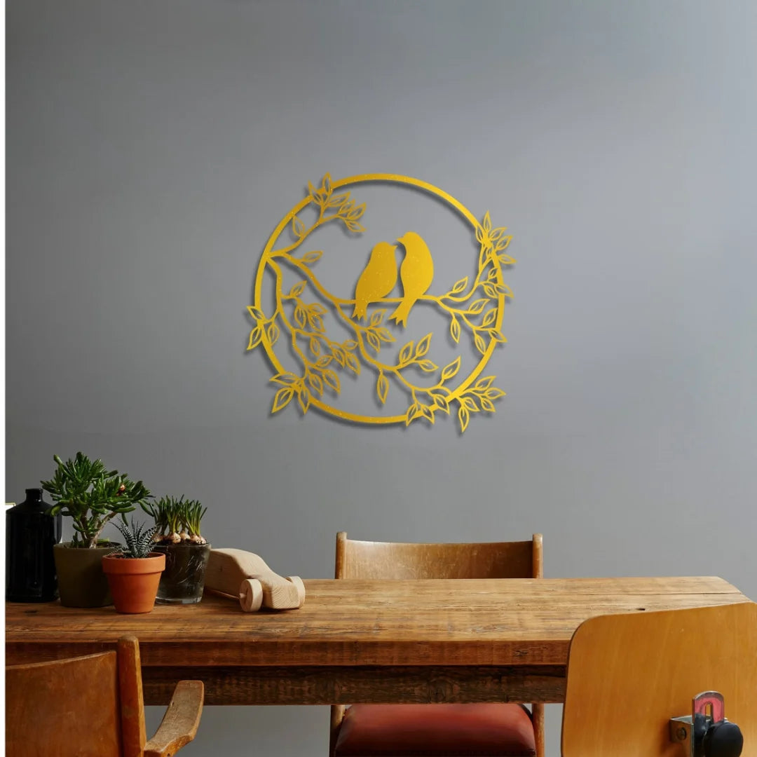 Sparrow Wall Decor Gold