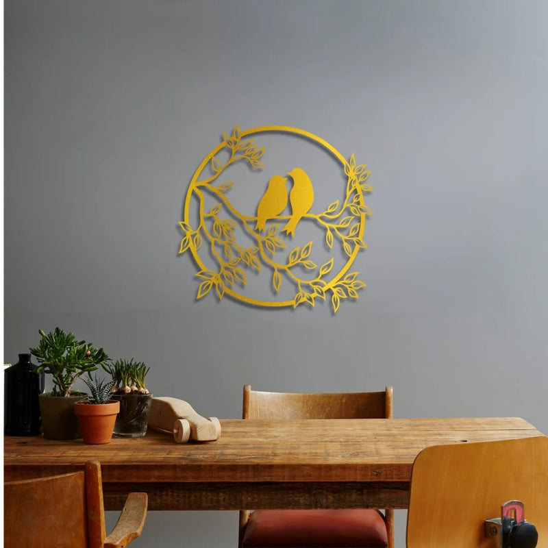 Sparrow Wall Decor Gold