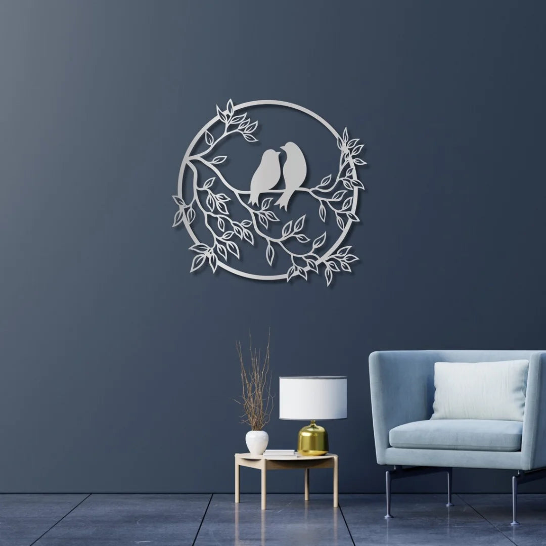 Sparrow Wall Decor Silver 1