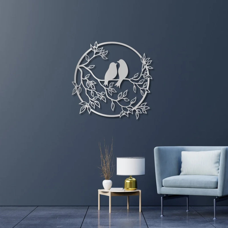 Sparrow Wall Decor Silver 1