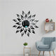Sun Flame 3D Acrylic Wall Decoration Black