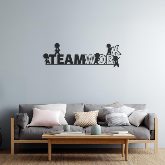 Arcdew Teamwork Wall Art | Office Motivational 3D Wall Decor
