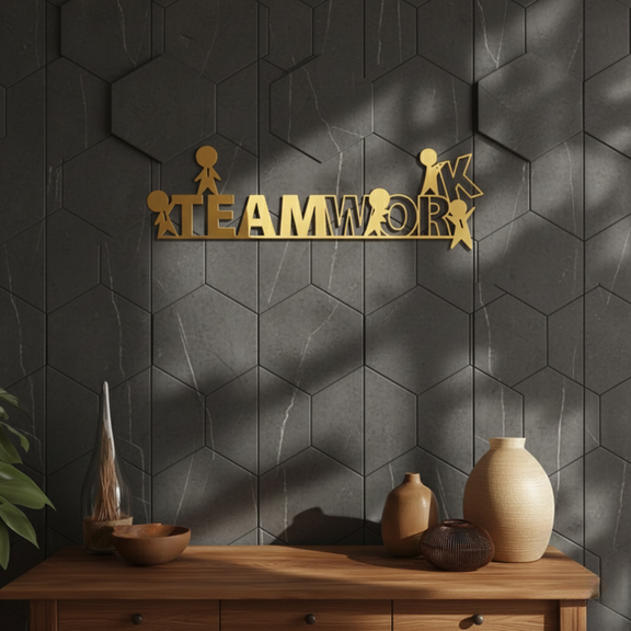 Arcdew Teamwork Wall Art | Office Motivational 3D Wall Decor – UAE....