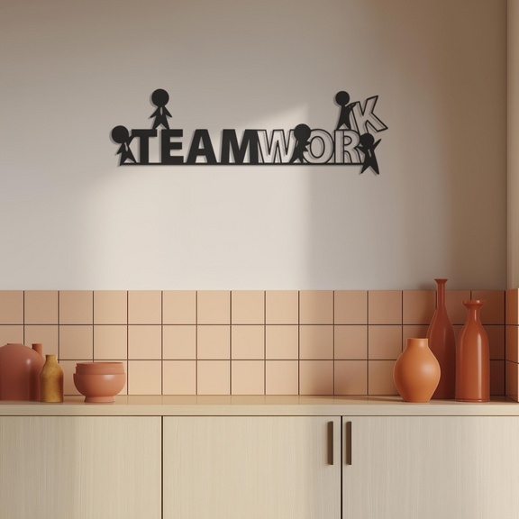 Arcdew Teamwork Wall Art | Office Motivational 3D Wall Decor – UAE.