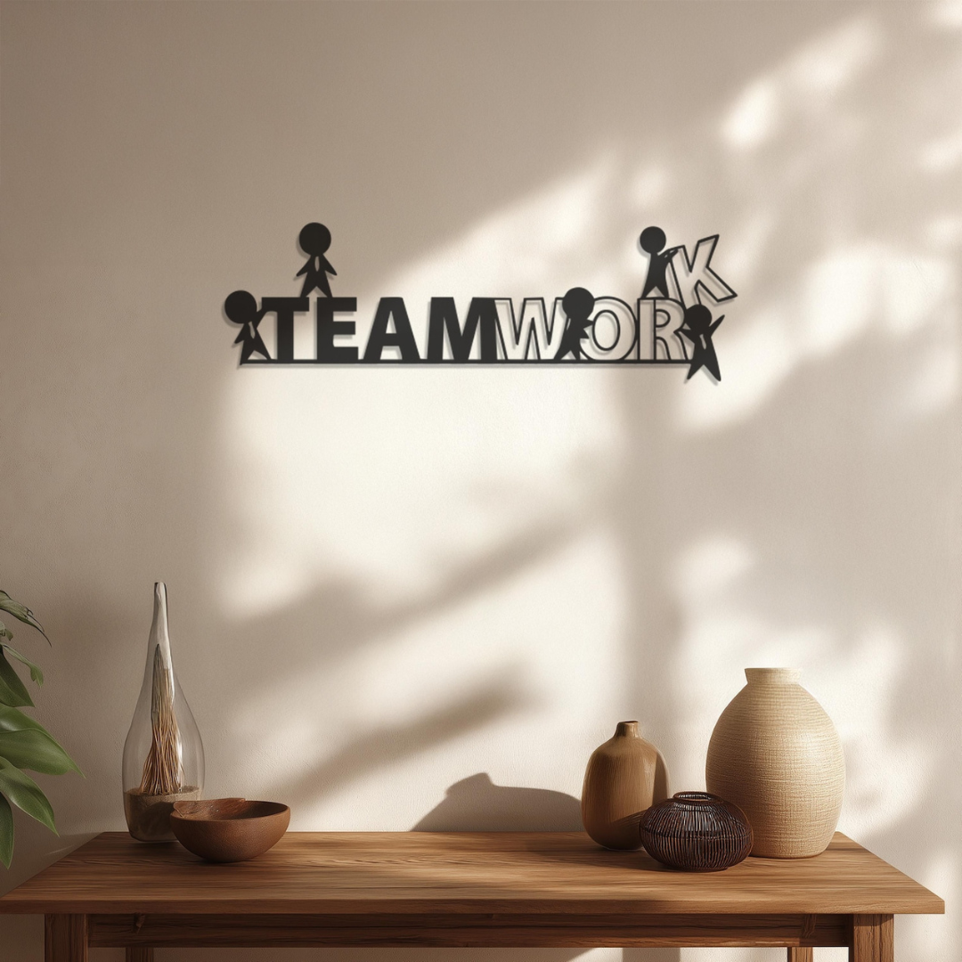 Arcdew Teamwork Wall Art | Office Motivational 3D Wall Decor – UAE