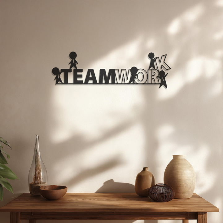 Arcdew - Teamwork Wall Art | Office Motivational 3D Wall Decor – UAE | Acrylic
