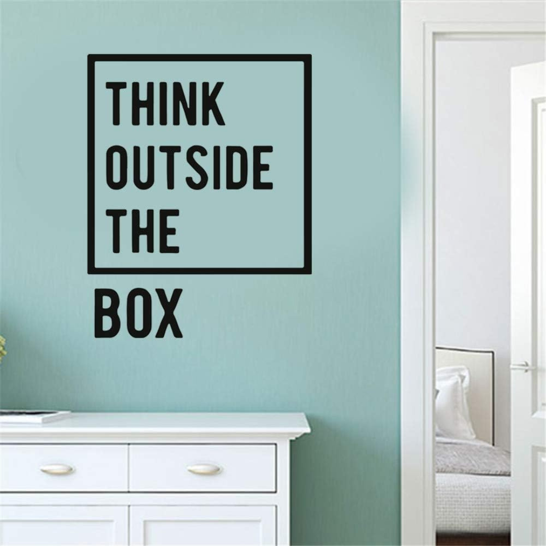 Arcdew Think Outside The Box Acrylic Wall Art | Motivational 3D Office Décor in UAE.