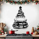 "Merry Christmas" Wall Art Black
