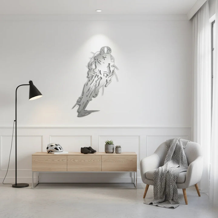 Arcdew - Dynamic Acrylic Road Cyclist Wall Art Silhouette - Abstract Racing Design | Acrylic - Translation missing: en.products.product.alternate_image